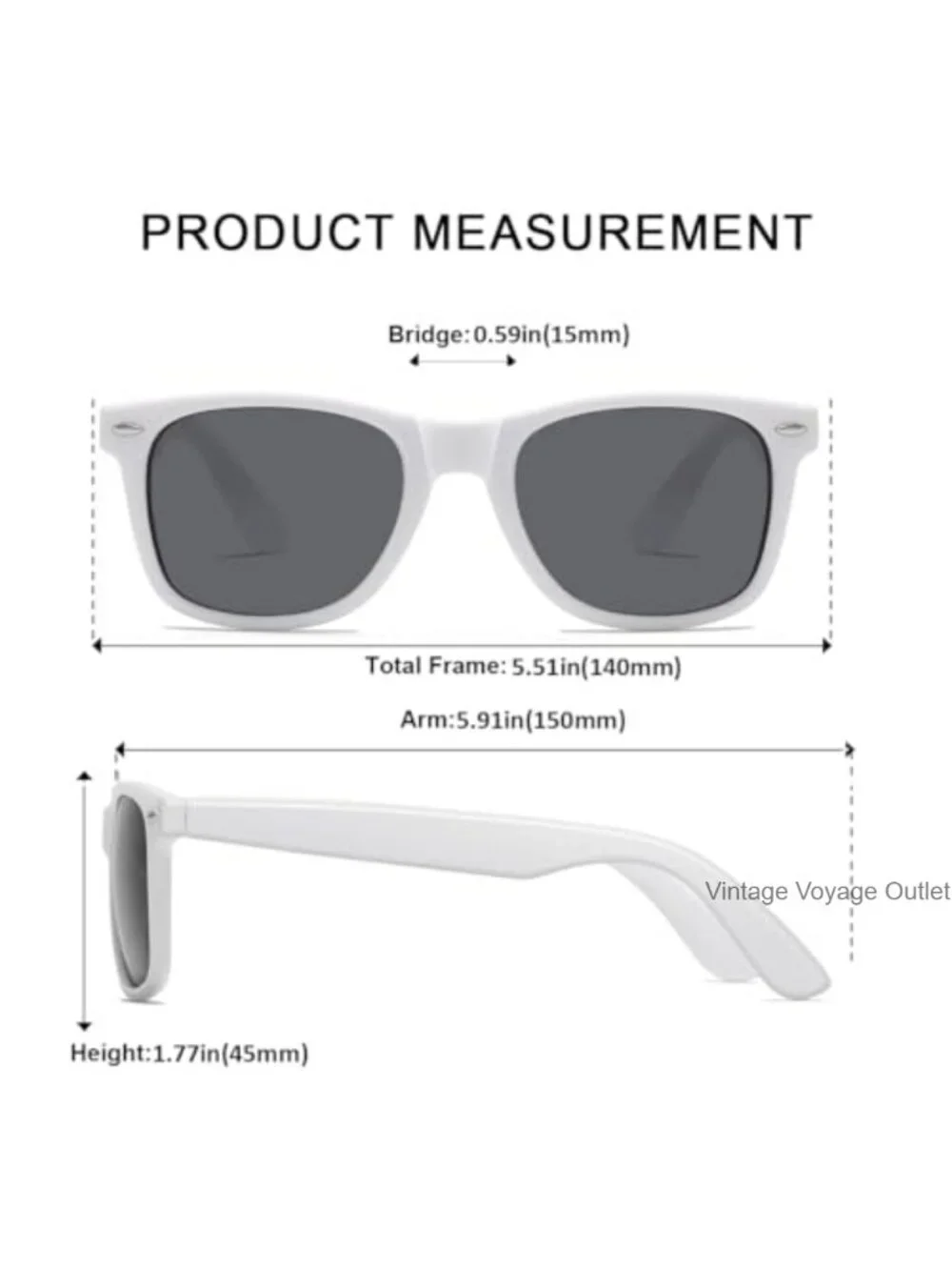 Retro Classic Square Frame Polarized Sunglasses UV400 for Men Women